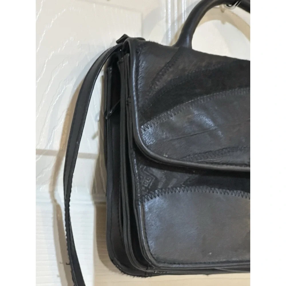 Vintage‎ Black Patchwork Purse
